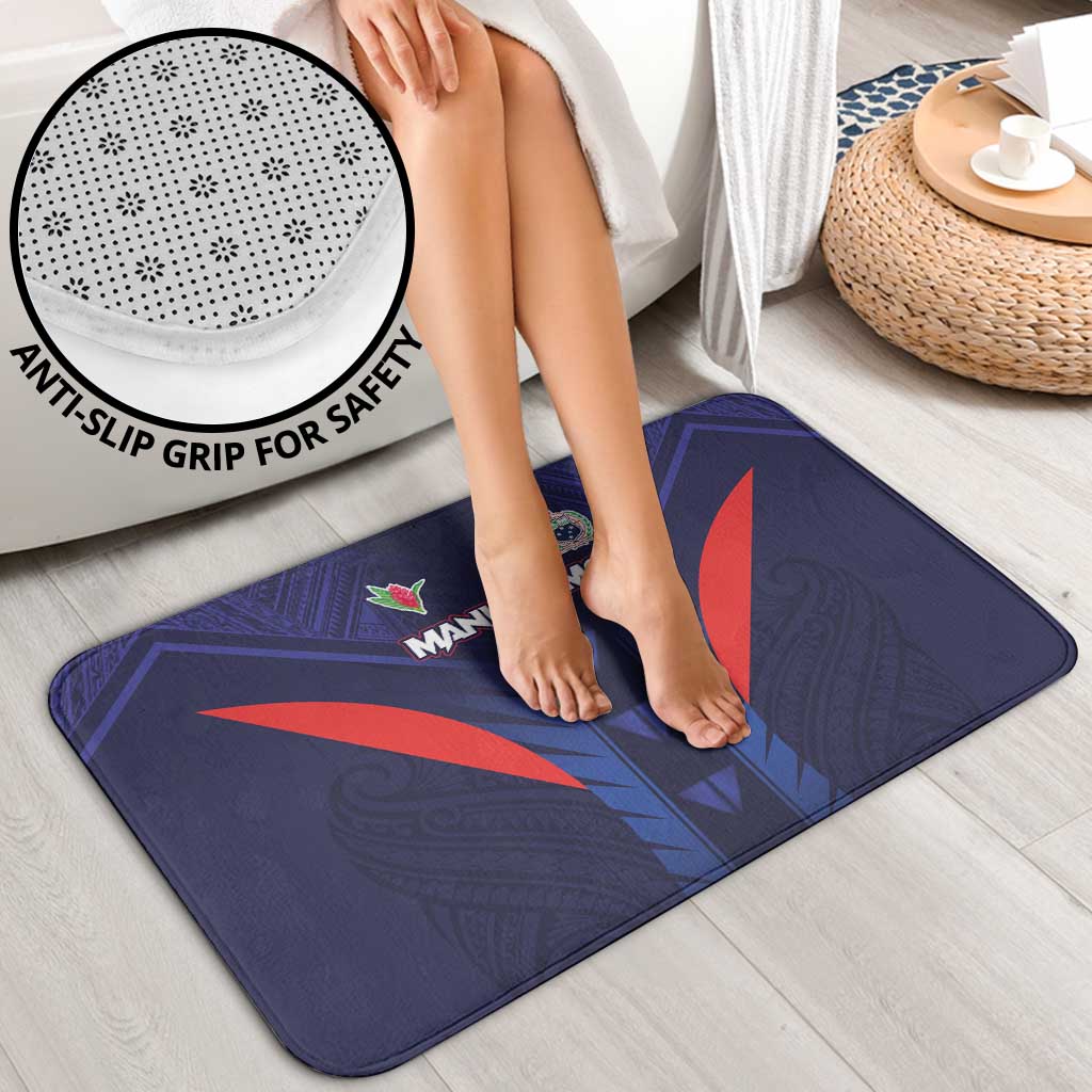 Rugby Samoa Bathroom Set Siva Tau Spirit Sporty Vibes - Polynesian Pride