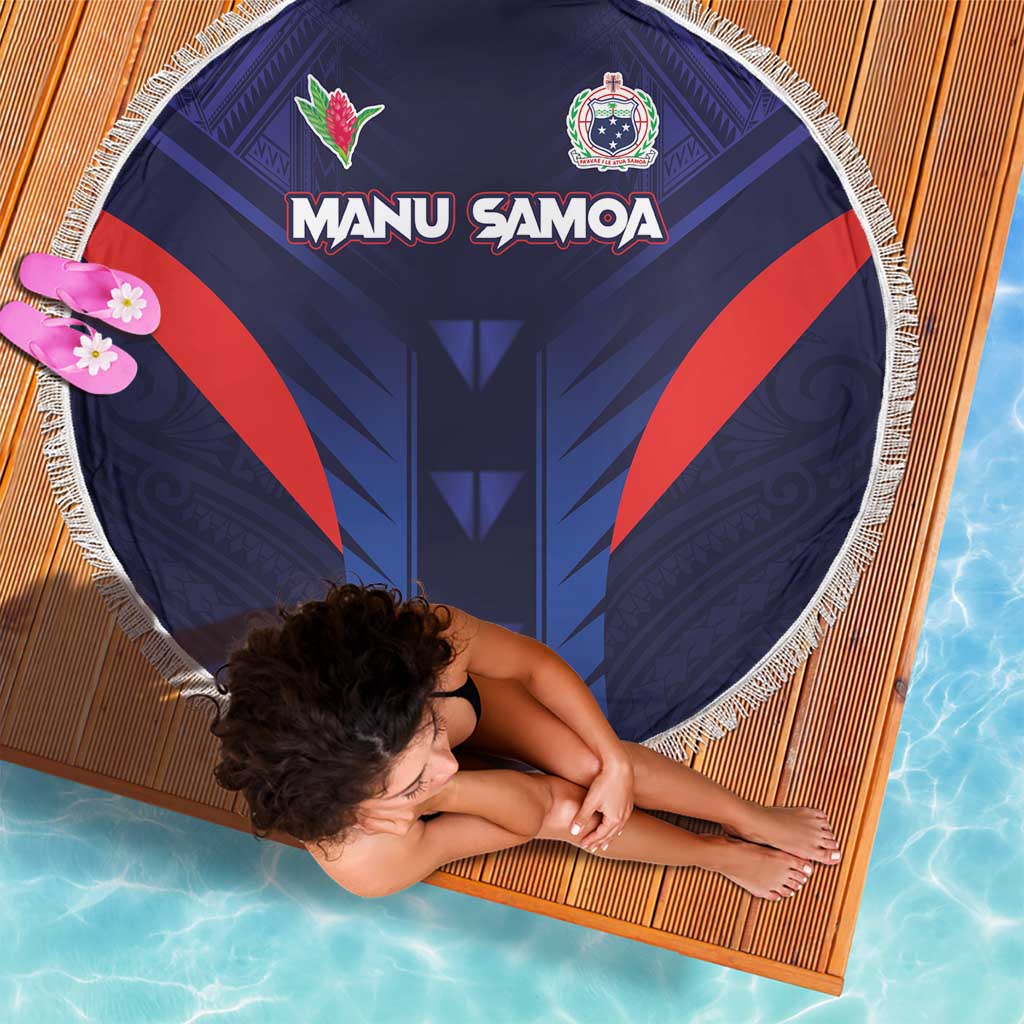Rugby Samoa Beach Blanket Siva Tau Spirit Sporty Vibes LT03 - Polynesian Pride