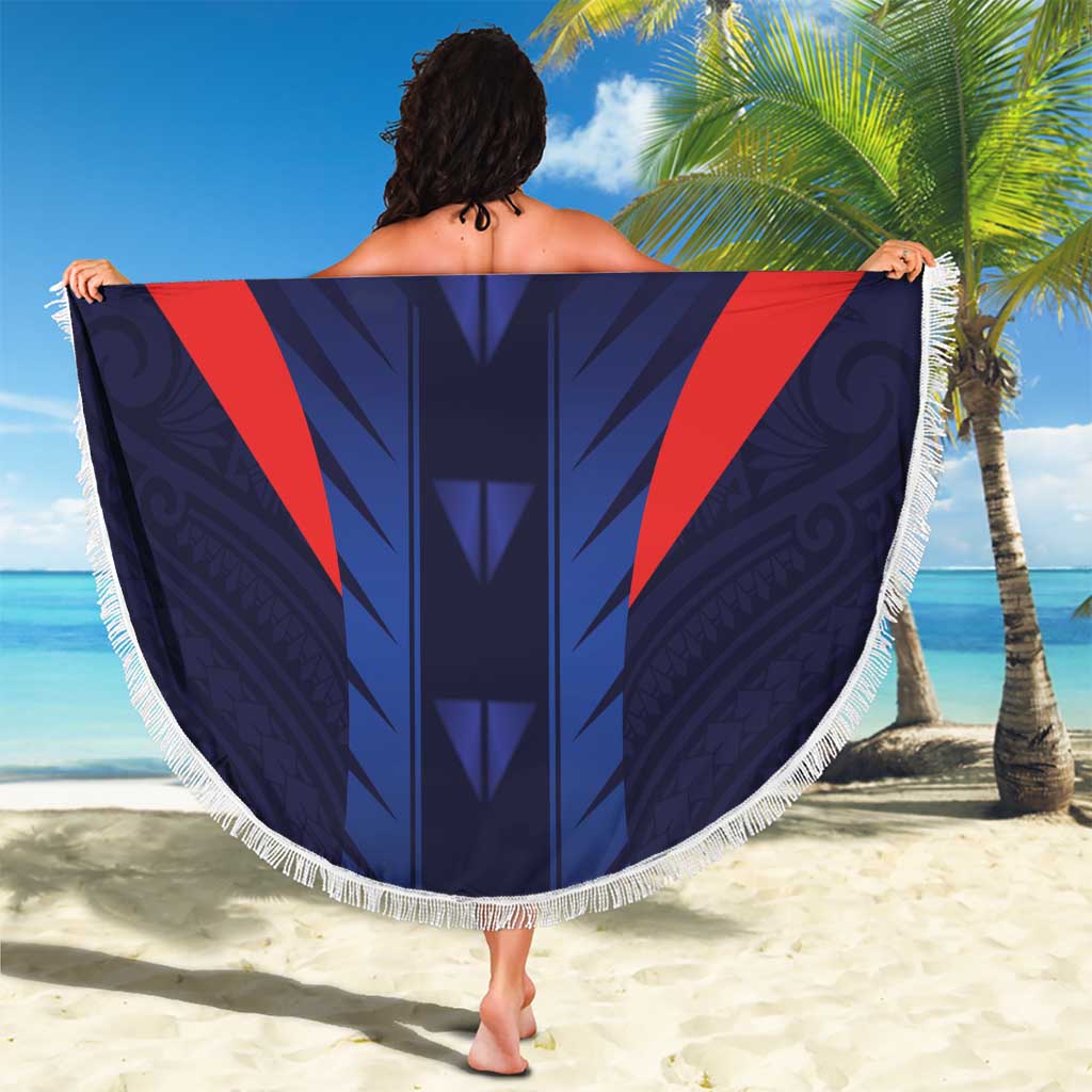 Rugby Samoa Beach Blanket Siva Tau Spirit Sporty Vibes LT03 - Polynesian Pride
