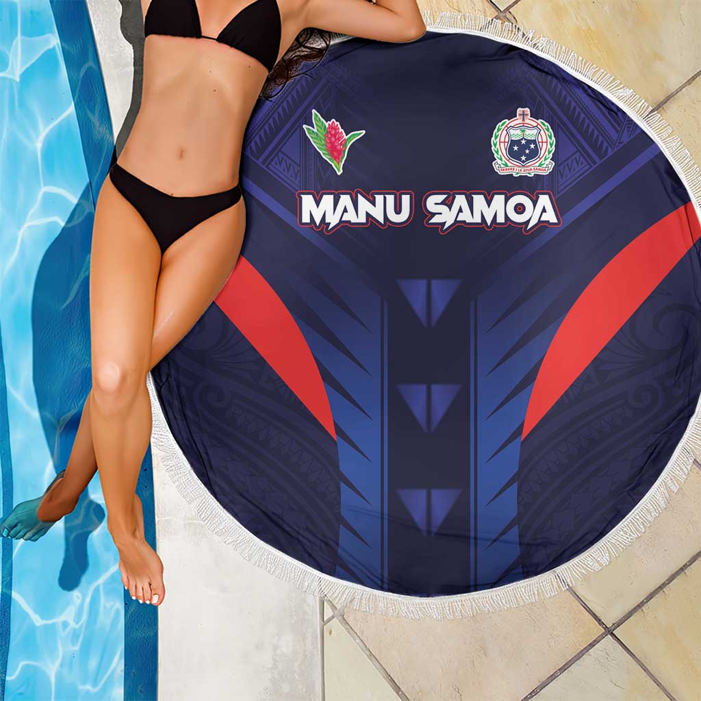 Rugby Samoa Beach Blanket Siva Tau Spirit Sporty Vibes LT03 - Polynesian Pride