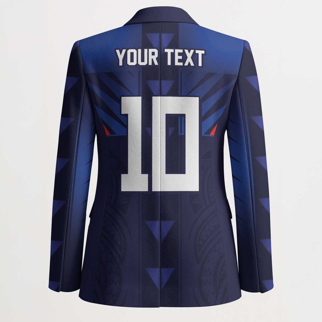 Custom Rugby Samoa Blazer Siva Tau Spirit Sporty Vibes - Polynesian Pride