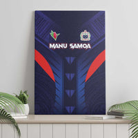Rugby Samoa Canvas Wall Art Siva Tau Spirit Sporty Vibes LT03 - Polynesian Pride
