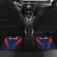 Rugby Samoa Car Mats Siva Tau Spirit Sporty Vibes LT03 Set 2pcs - Back Navy - Polynesian Pride