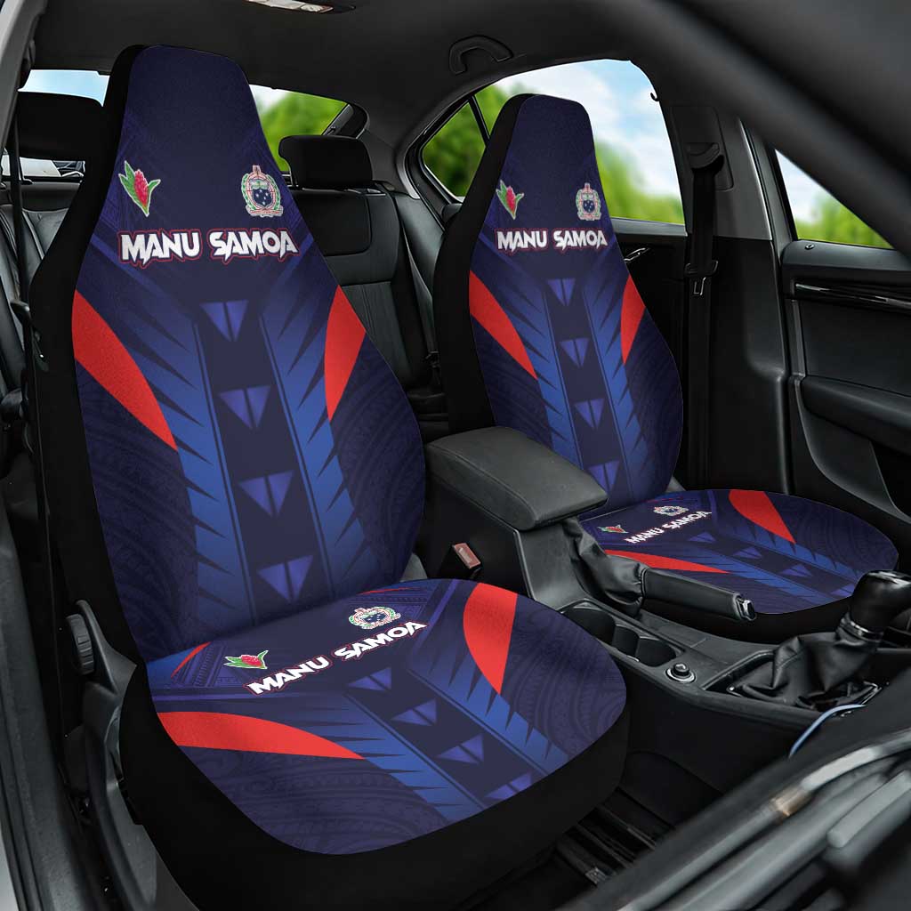 Rugby Samoa Car Seat Cover Siva Tau Spirit Sporty Vibes - Polynesian Pride