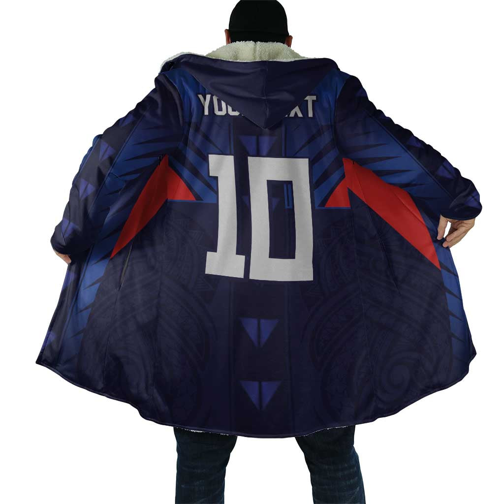 Custom Rugby Samoa Cloak Siva Tau Spirit Sporty Vibes - Polynesian Pride