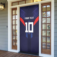 Custom Rugby Samoa Door Cover Siva Tau Spirit Sporty Vibes LT03 - Polynesian Pride