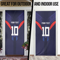 Custom Rugby Samoa Door Cover Siva Tau Spirit Sporty Vibes LT03 - Polynesian Pride