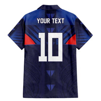 Custom Rugby Samoa Family Matching Mermaid Dress and Hawaiian Shirt Siva Tau Spirit Sporty Vibes - Polynesian Pride