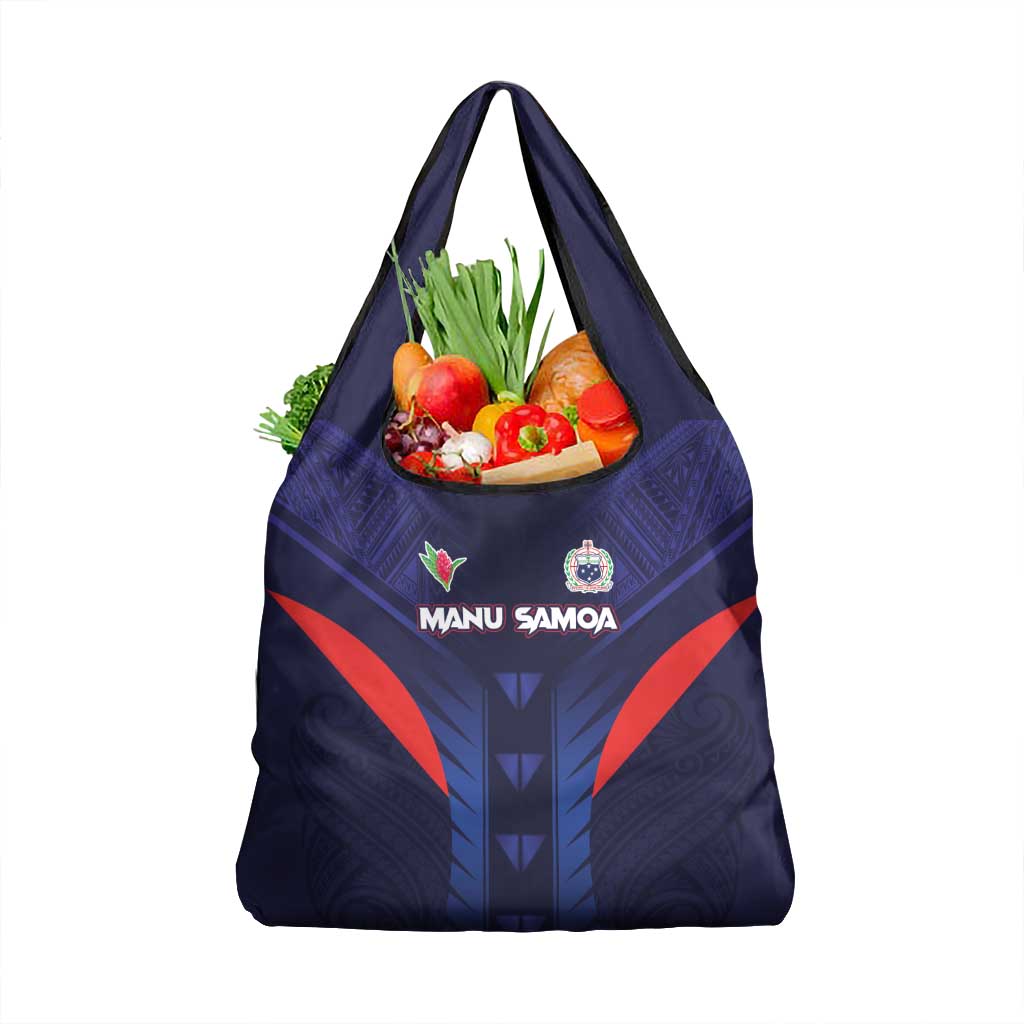 Rugby Samoa Grocery Bag Siva Tau Spirit Sporty Vibes LT03 1-pack One Size Navy - Polynesian Pride