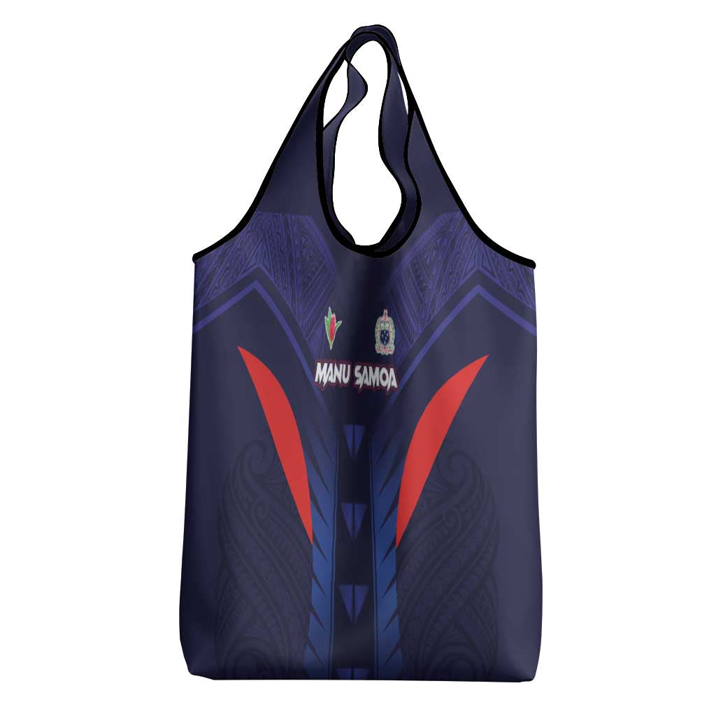 Rugby Samoa Grocery Bag Siva Tau Spirit Sporty Vibes LT03 - Polynesian Pride