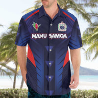 Custom Rugby Samoa Hawaiian Shirt Siva Tau Spirit Sporty Vibes LT03 - Polynesian Pride