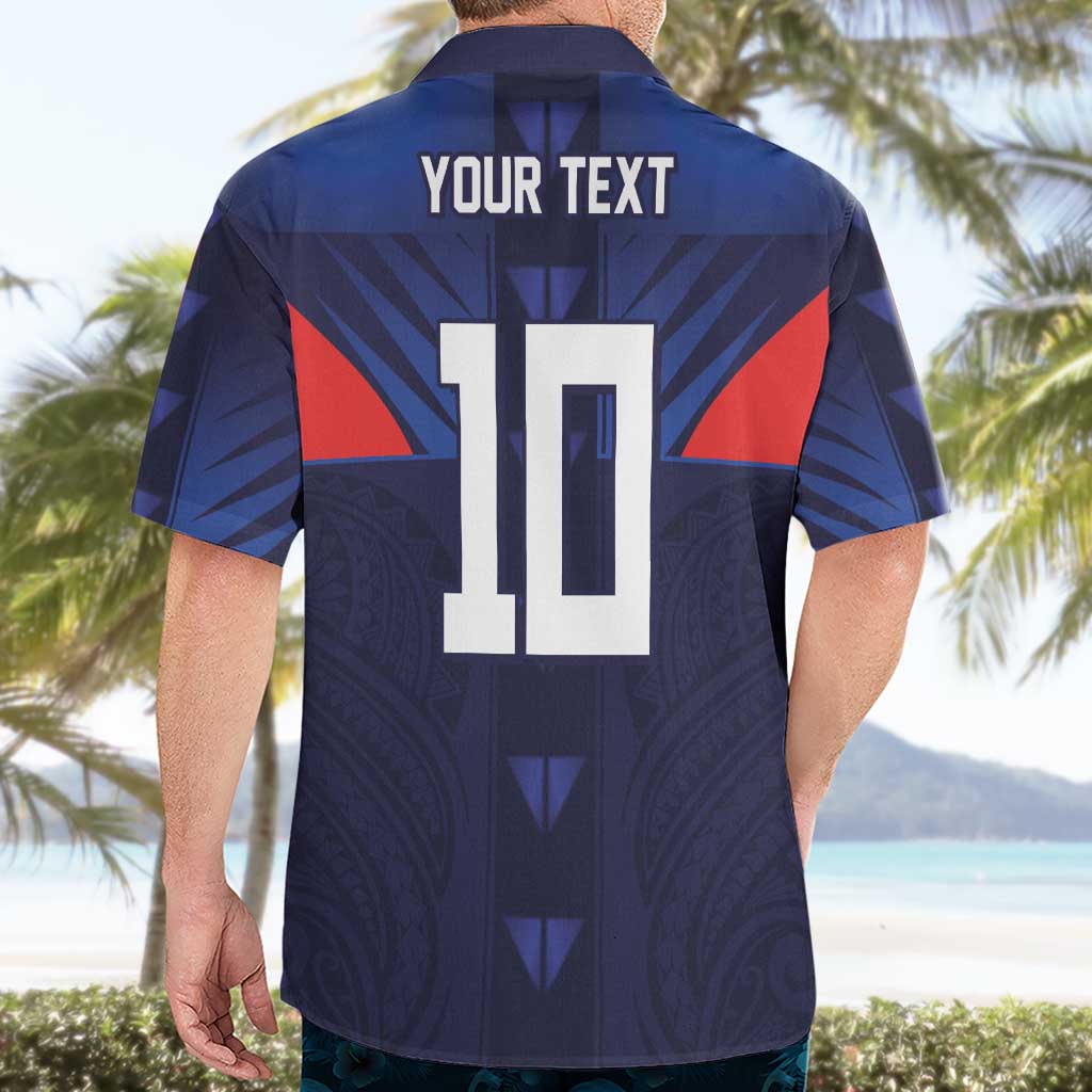 Custom Rugby Samoa Hawaiian Shirt Siva Tau Spirit Sporty Vibes LT03 - Polynesian Pride