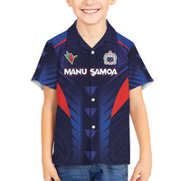 Custom Rugby Samoa Hawaiian Shirt Siva Tau Spirit Sporty Vibes LT03 - Polynesian Pride