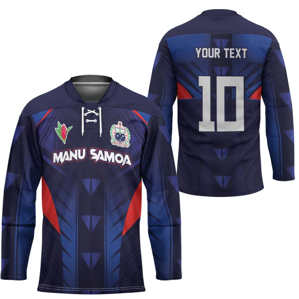 Custom Rugby Samoa Hockey Jersey Siva Tau Spirit Sporty Vibes LT03 - Polynesian Pride