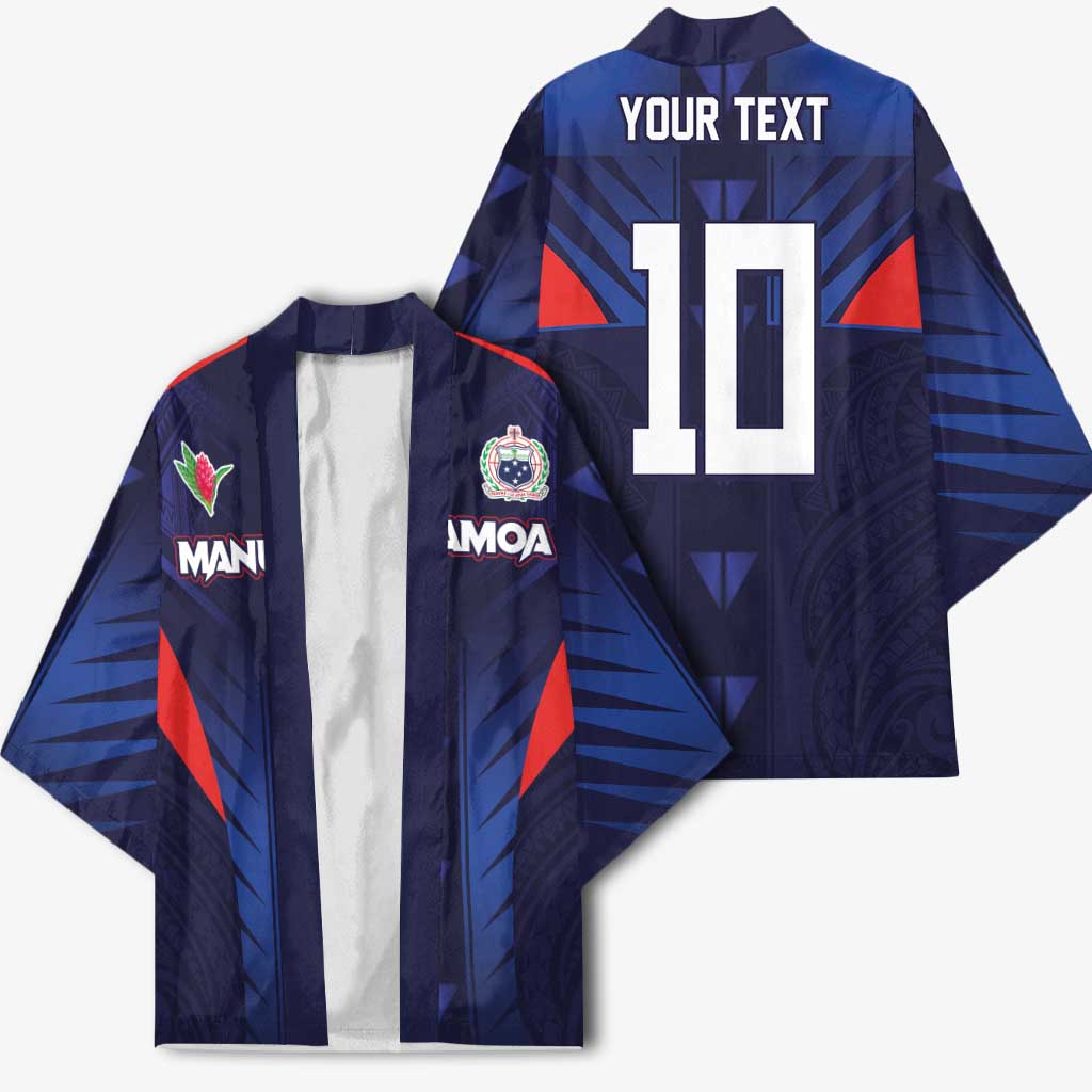 Custom Rugby Samoa Kimono Siva Tau Spirit Sporty Vibes LT03 - Polynesian Pride