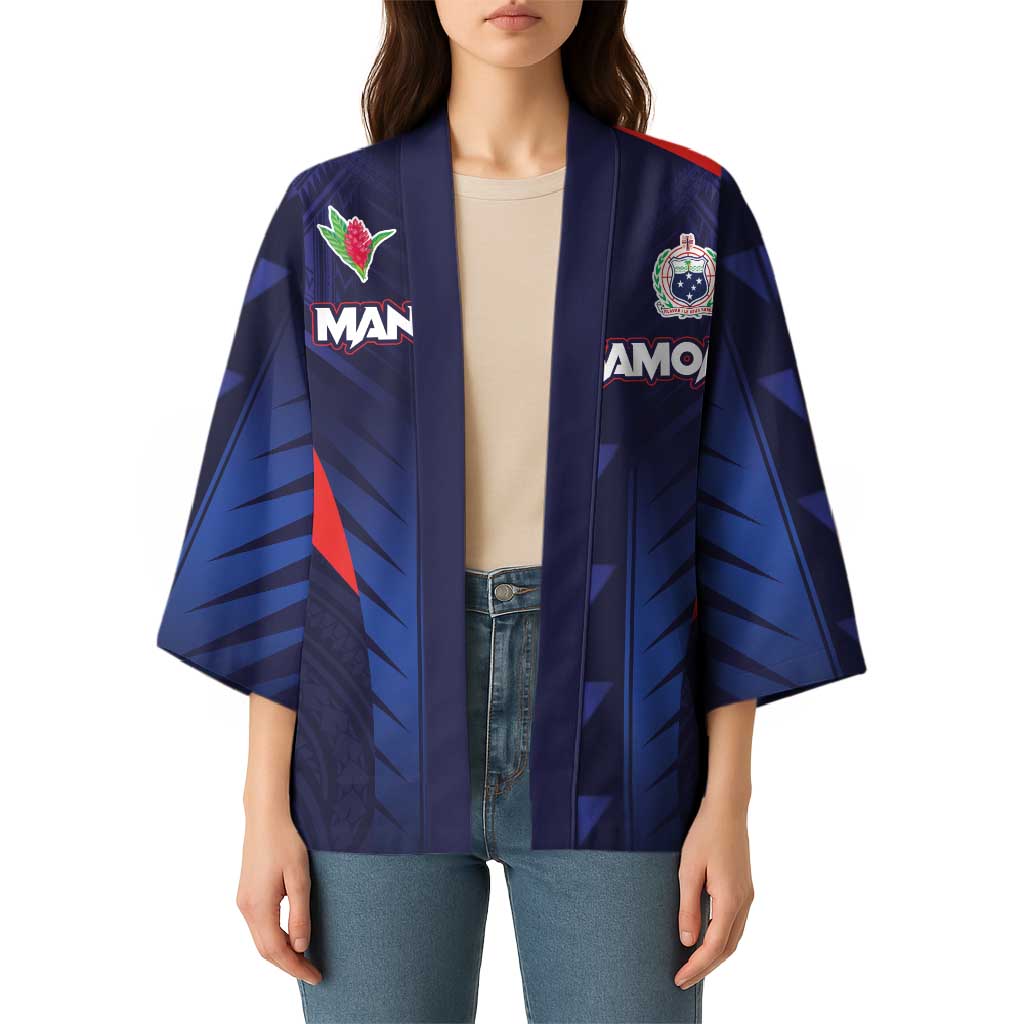 Custom Rugby Samoa Kimono Siva Tau Spirit Sporty Vibes LT03 - Polynesian Pride