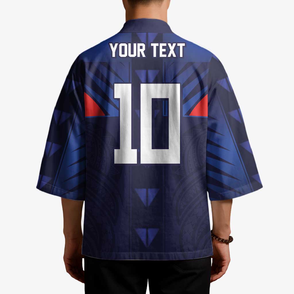 Custom Rugby Samoa Kimono Siva Tau Spirit Sporty Vibes LT03 - Polynesian Pride