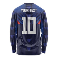 Custom Rugby Samoa Long Sleeve Shirt Siva Tau Spirit Sporty Vibes LT03 - Polynesian Pride