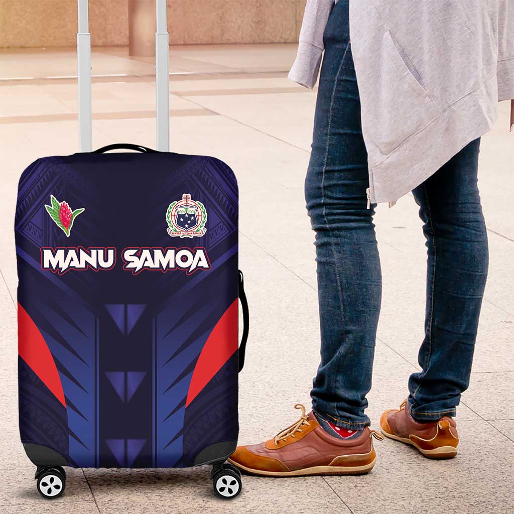Rugby Samoa Luggage Cover Siva Tau Spirit Sporty Vibes - Polynesian Pride