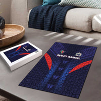 Rugby Samoa Puzzle Siva Tau Spirit Sporty Vibes LT03 - Polynesian Pride