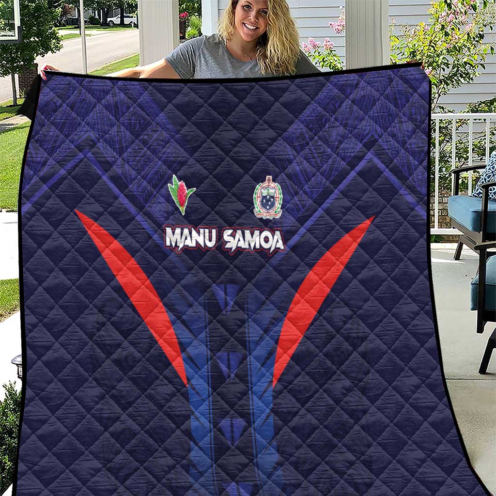 Rugby Samoa Quilt Siva Tau Spirit Sporty Vibes - Polynesian Pride