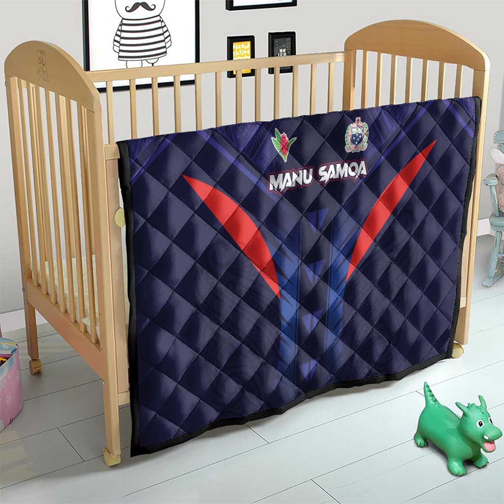 Rugby Samoa Quilt Siva Tau Spirit Sporty Vibes - Polynesian Pride