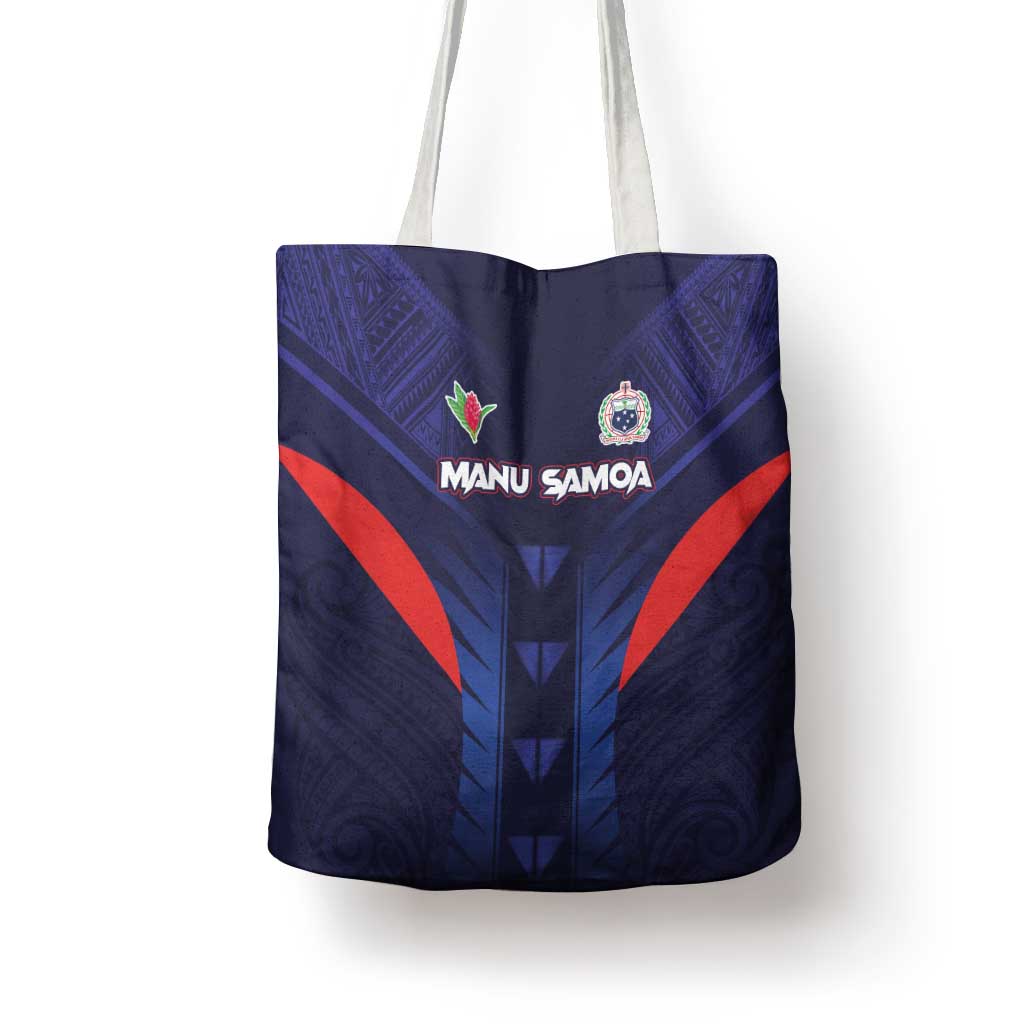 Rugby Samoa Tote Bag Siva Tau Spirit Sporty Vibes - Polynesian Pride