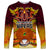 PNG Port Moresby Vipers Rugby Long Sleeve Shirt Fire Vipers Mix PNG Bird Polynesian Tattoo LT03 Unisex Yellow - Polynesian Pride