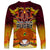 PNG Port Moresby Vipers Rugby Long Sleeve Shirt Fire Vipers Mix PNG Bird Polynesian Tattoo LT03 - Polynesian Pride