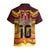 Custom PNG Port Moresby Vipers Rugby Hawaiian Shirt Fire Vipers Mix PNG Bird Polynesian Tattoo LT03 - Polynesian Pride