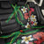 Hawaiian Tropical Flowers and Maile Pikake Back Car Seat Cover Polynesian Tribal Pattern Black Color