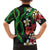 Hawaiian Tropical Flowers and Maile Pikake Hawaiian Shirt Polynesian Tribal Pattern Black Color