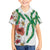 Hawaiian Tropical Flowers and Maile Pikake Hawaiian Shirt Polynesian Tribal Pattern White Color