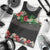 Hawaiian Tropical Flowers and Tribal Polynesian Tattoo Men Tank Top Black Color