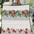 Hawaiian Tropical Flowers and Tribal Polynesian Tattoo Quilt White Color