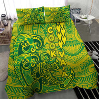 Cook Islands Vaa Polynesian Art Tattoo Bedding Set National Color