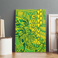 Cook Islands Va'a Polynesian Art Tattoo Canvas Wall Art National Color LT03 - Polynesian Pride