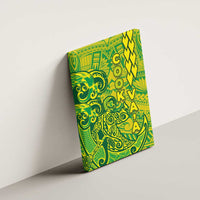 Cook Islands Va'a Polynesian Art Tattoo Canvas Wall Art National Color LT03 - Polynesian Pride