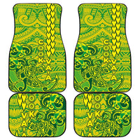 Cook Islands Va'a Polynesian Art Tattoo Car Mats National Color LT03 - Polynesian Pride