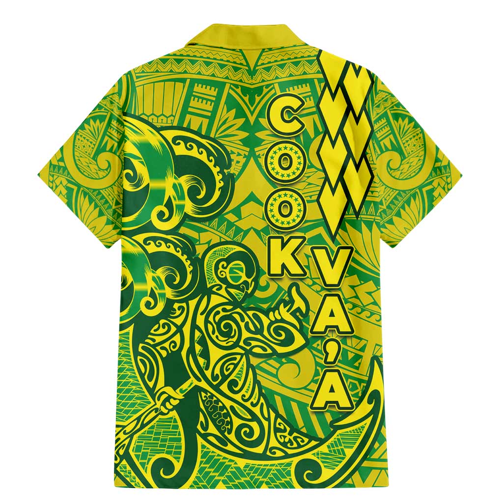 Cook Islands Vaa Polynesian Art Tattoo Family Matching Mermaid Dress and Hawaiian Shirt National Color