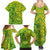 Cook Islands Vaa Polynesian Art Tattoo Family Matching Summer Maxi Dress and Hawaiian Shirt National Color