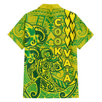 Cook Islands Va'a Polynesian Art Tattoo Hawaiian Shirt National Color LT03 - Polynesian Pride
