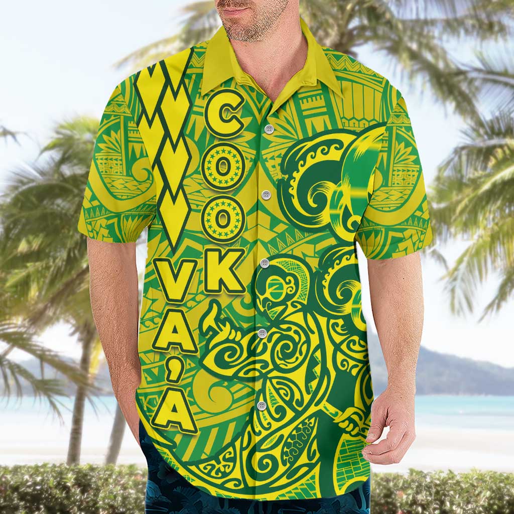Cook Islands Va'a Polynesian Art Tattoo Hawaiian Shirt National Color LT03 - Polynesian Pride