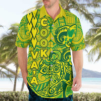 Cook Islands Va'a Polynesian Art Tattoo Hawaiian Shirt National Color LT03 - Polynesian Pride