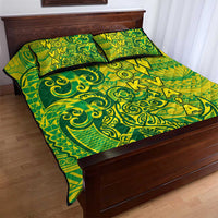 Cook Islands Va'a Polynesian Art Tattoo Quilt Bed Set National Color LT03 - Polynesian Pride