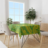 Cook Islands Va'a Polynesian Art Tattoo Tablecloth National Color LT03 - Polynesian Pride