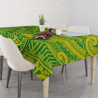 Cook Islands Va'a Polynesian Art Tattoo Tablecloth National Color LT03 - Polynesian Pride