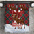 Canadian Christmas - Moose and Maple Retro Style Bedding Set