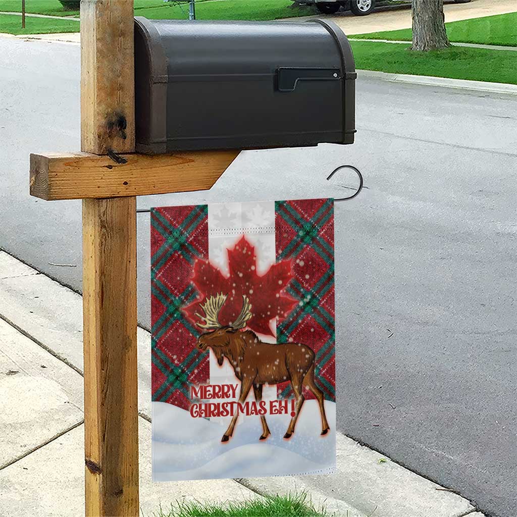Canadian Christmas - Moose and Maple Retro Style Garden Flag LT03 - Polynesian Pride