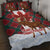 Canadian Christmas - Moose and Maple Retro Style Quilt Bed Set